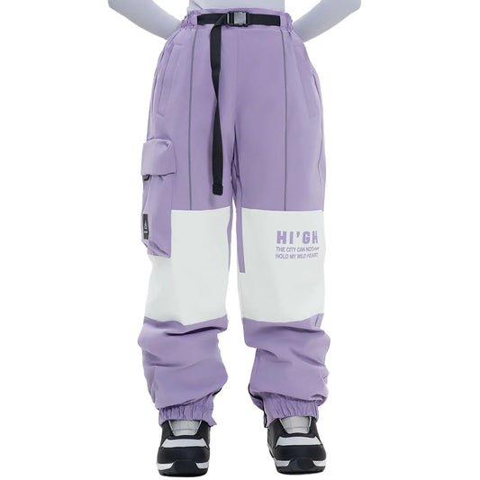 HIGH EXPERIENCE Ski Pants Snow Snowboard baggy pant
