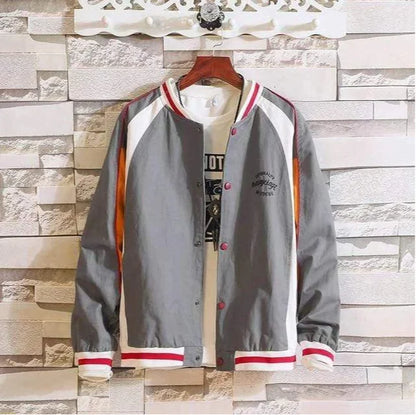 Japanese Style Oversized Letter Jacket for Men