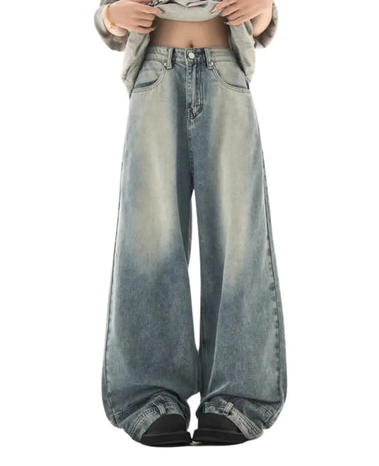 Baggy Jeans for Woman & Men High Waisted Wide Leg Pants