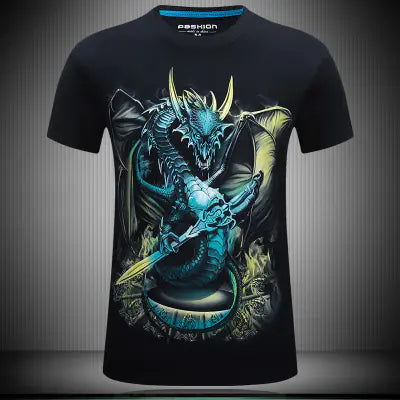 Creative 3D Printed T-Shirts for Men