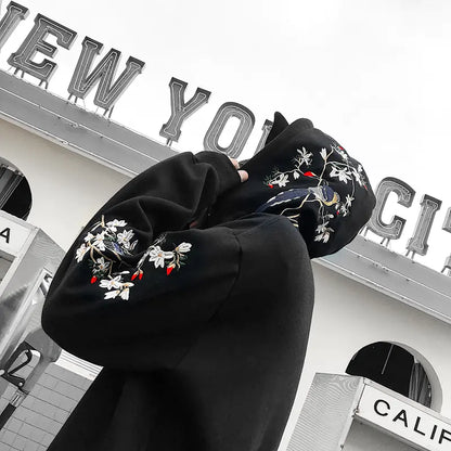 Embroidered Hoodies for Couples - Winter Style