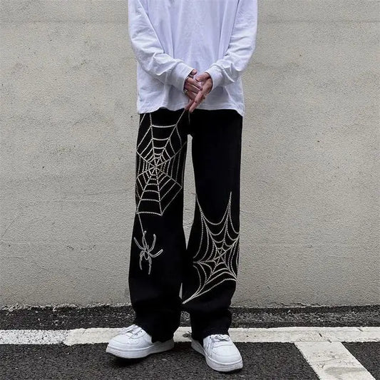 Y2K Anime Oversized Techwear Sweatpants for Men 2023