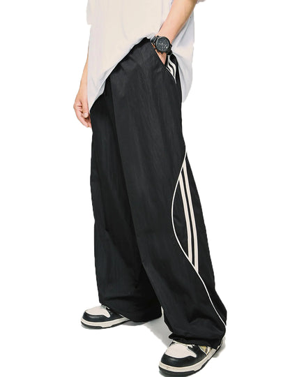 Wide Leg Sweatpants Parachute Pants Cargo Baggy Streetwear