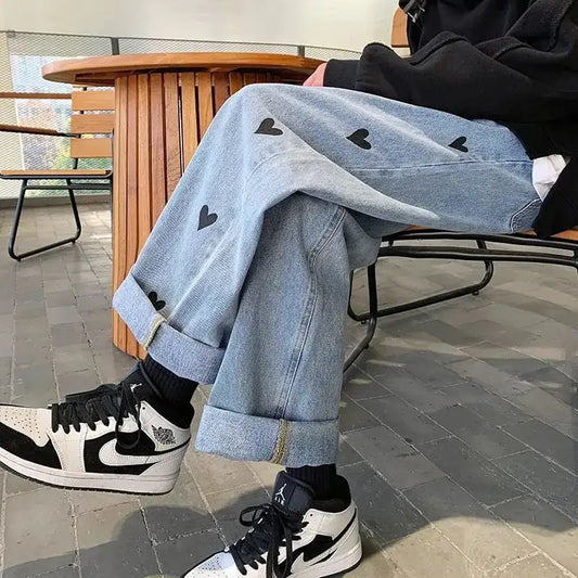 Loose Straight Love Pants for Women