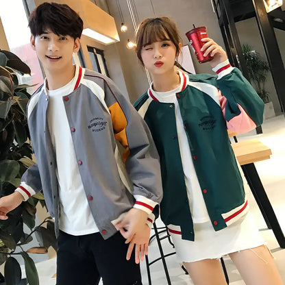 Japanese Style Oversized Letter Jacket for Men