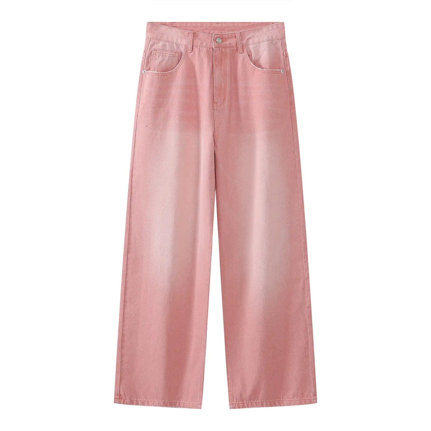 Retro Colored Wide Leg Pants for Women