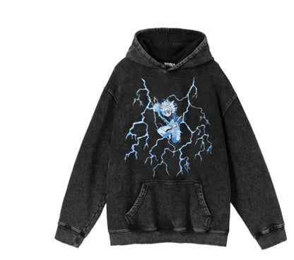American Style Oversized Hip Hop Hooded Sweater for Men