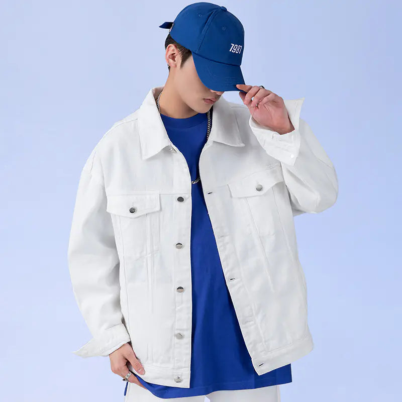 2022 Fall Oversized Denim Jacket for Men