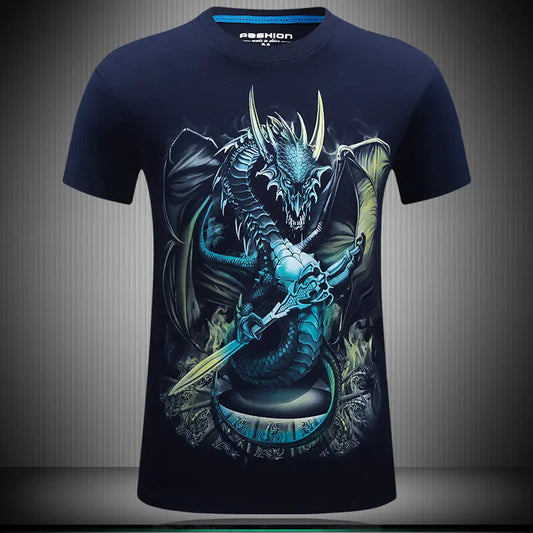 Creative 3D Printed T-Shirts for Men