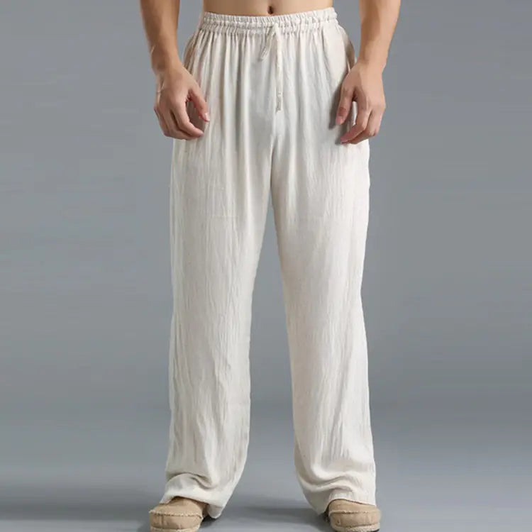 Oversized Casual Linen Sports Pants for Men