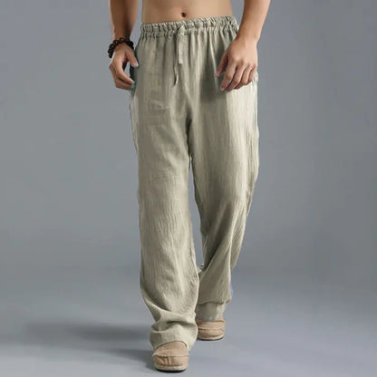 Oversized Casual Linen Sports Pants for Men